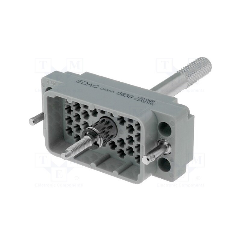 1 pcs x EDAC - 516-038-000-301 - Connector: rectangular, plug, hermaphrodite, Mat: polycarbonate
