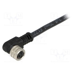 1 pcs x MOLEX - 120027-0092 - Connector: M8, female, PIN: 3, angled 90°, with lead, plug, 3A, IP67