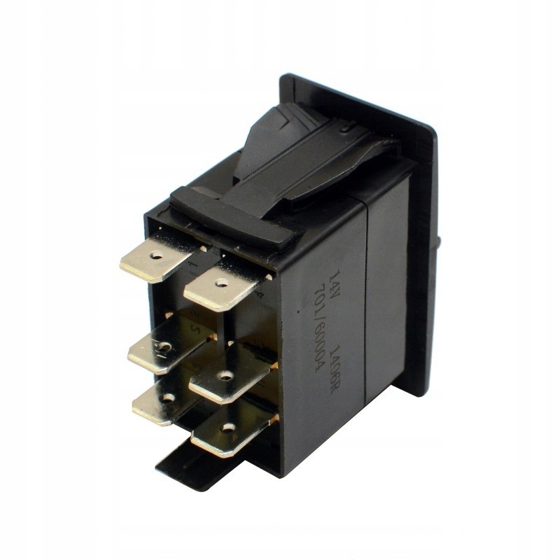Cabin switch 12v, two-position, 6 pins 701 60004