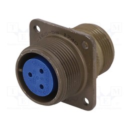1 pcs x AMPHENOL - 97-3100A-16S-5S - Connector: circular, size 16S, 97, aluminium alloy, olive, socket