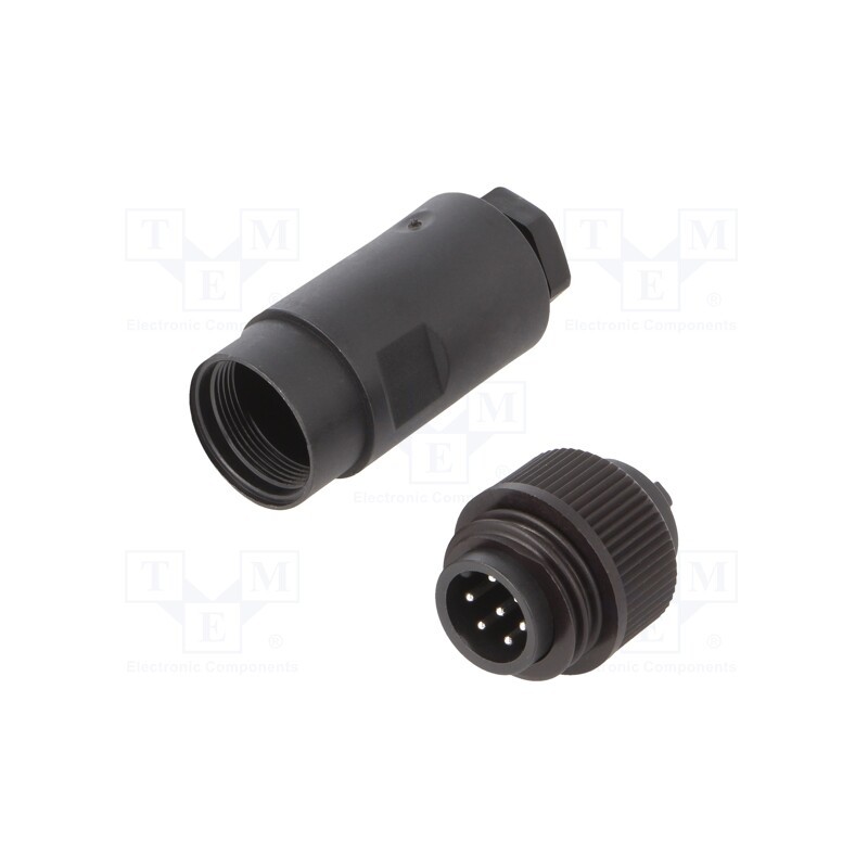 1 pcs x BINDER - 99 4217 110 07 - Connector: circular, 692,693,RD24, 250V, PIN: 7, plug, male, 10A