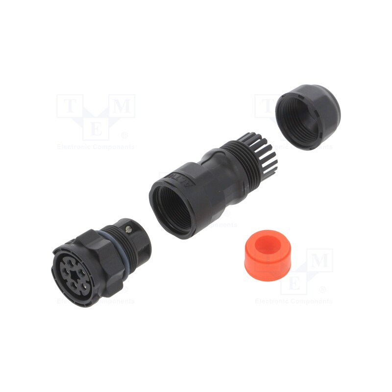 1 pcs x AMPHENOL LTW - DC-05BMFB-QL8SPP - Connector: circular, female, plug, screw terminal, PIN: 5, X-Lok