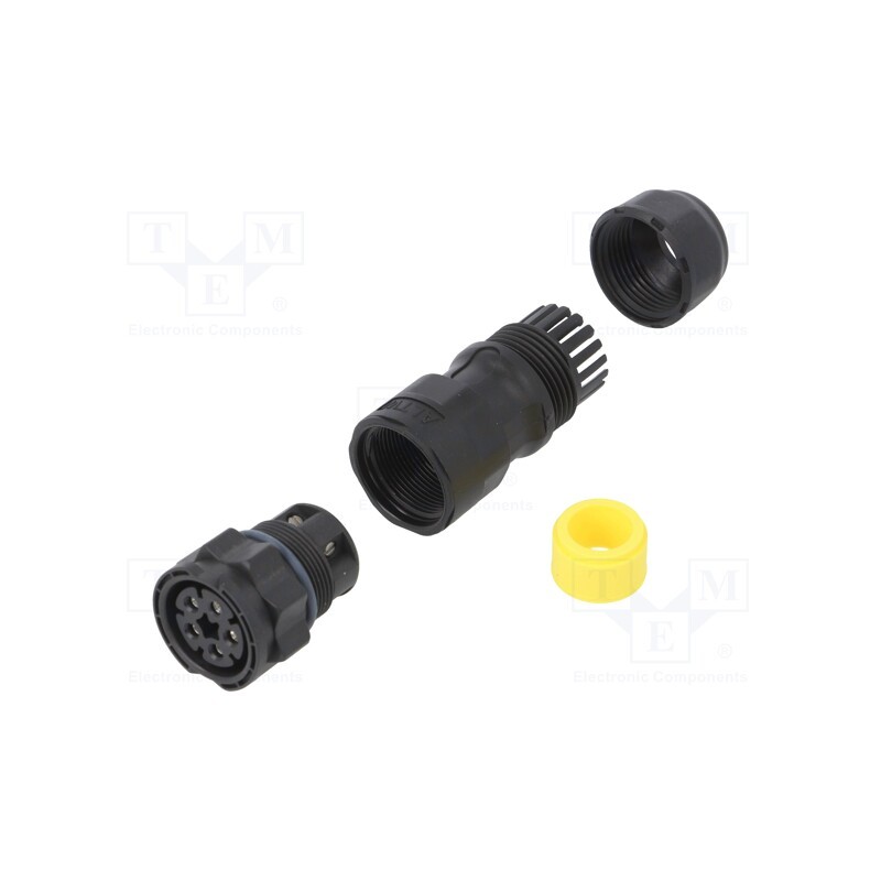 1 pcs x AMPHENOL LTW - DC-05BMFB-QL8MPP - Connector: circular, female, plug, screw terminal, PIN: 5, X-Lok