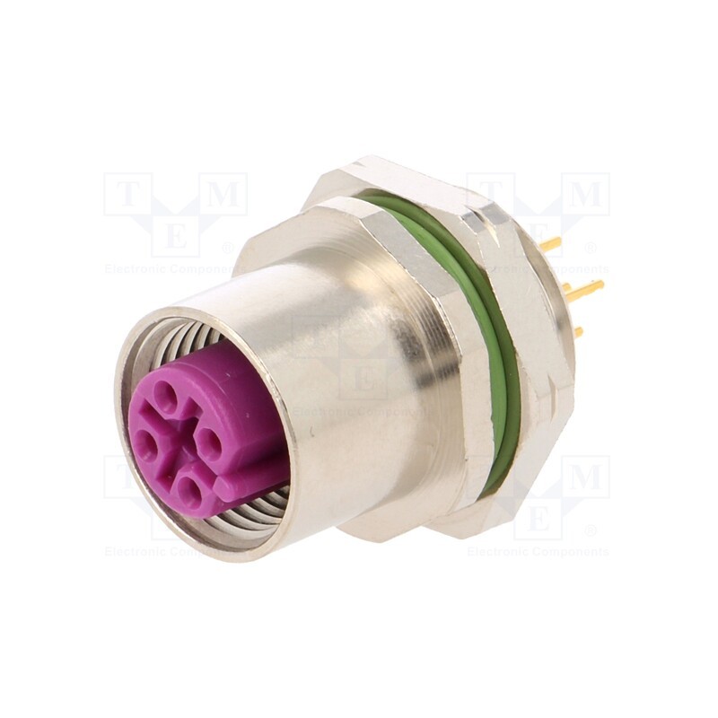 1 pcs x LUMBERG AUTOMATION - 25005 0976 PFC 152 - Socket, M12, PIN: 5, female, B code-Profibus, THT, Thread: PG9