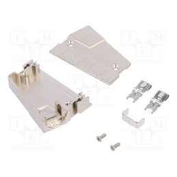 1 pcs x TE Connectivity - 5749202-2 - Plug case, PIN: 50, shielded, Locking: latch, Mat: steel, angled