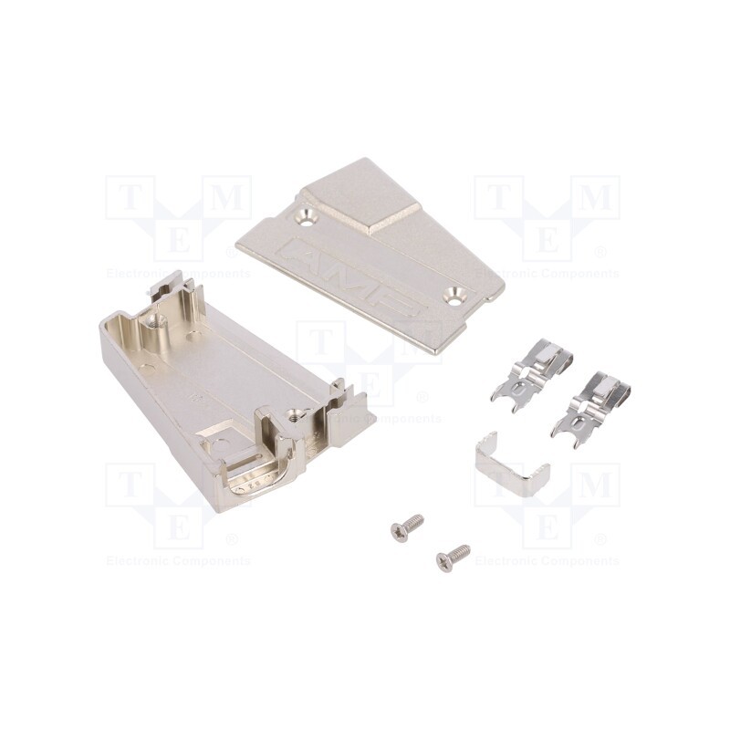 1 pcs x TE Connectivity - 5749202-2 - Plug case, PIN: 50, shielded, Locking: latch, Mat: steel, angled
