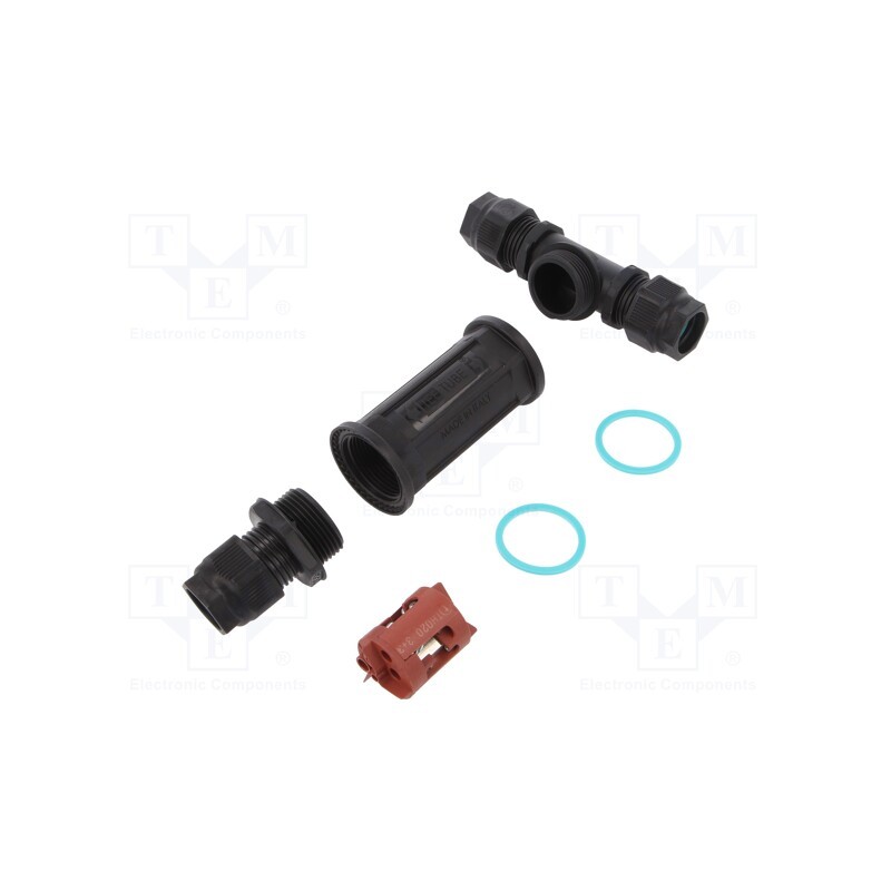 1 pcs x TECHNO - THB.402.C2E - Connector: AC supply, screw terminal, TH402, 7÷13.5mm, 0.5÷4mm2