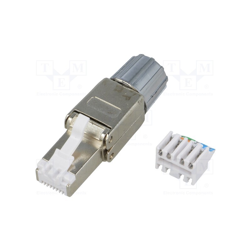 1 pcs x LOGILINK - MP0080 - Plug, RJ45, Cat: Cat 8.1, shielded, Layout: 8p8c, 5÷8.5mm, RJ45 plug