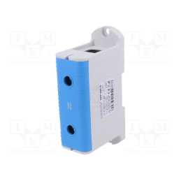 1 pcs x POKu00d3J - B11-32G6 - Splice terminal: rail, 240mm2, ways: 1, terminals: 2, blue, TS35