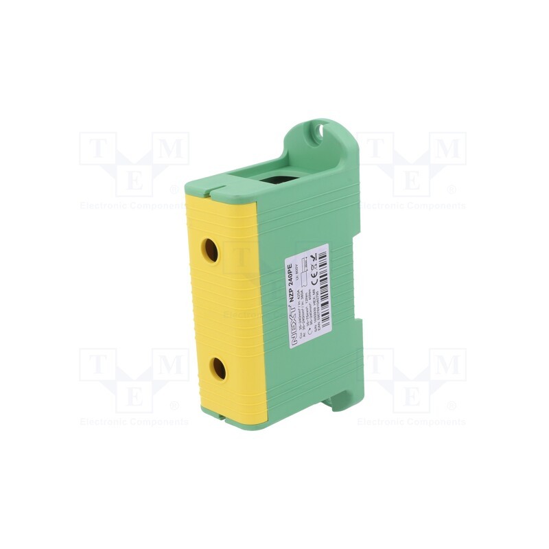 1 pcs x POKu00d3J - B11-32GZ - Splice terminal: rail, 240mm2, ways: 1, terminals: 2, yellow-green