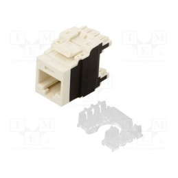 1 pcs x PANDUIT - NK6X88MIW - Socket, RJ45, PIN: 8, Cat: 6a, Layout: 8p8c, 22AWG÷26AWG, white, IDC