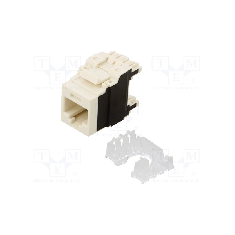 1 pcs x PANDUIT - NK6X88MIW - Socket, RJ45, PIN: 8, Cat: 6a, Layout: 8p8c, 22AWG÷26AWG, white, IDC