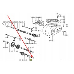 643561 0 gearbox intermediate axle