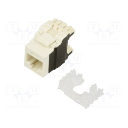 1 pcs x PANDUIT - NK6X88MAW - Socket, RJ45, PIN: 8, Cat: 6a, Layout: 8p8c, 22AWG÷26AWG, white, IDC