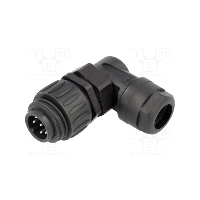 1 pcs x AMPHENOL - C01630K00610012 - Connector: circular, plug, for cable, PIN: 7, male, soldering, 250V