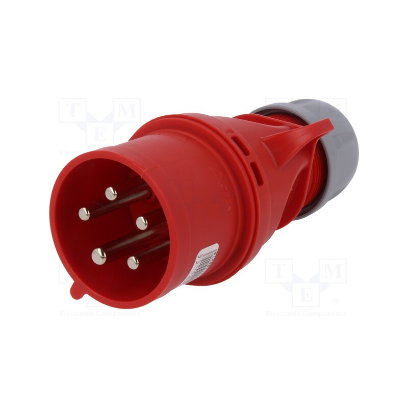 1 pcs x PCE - 01/06/7025 - Connector: AC supply 3-phase, plug, male, 32A, 400VAC, IEC 60309