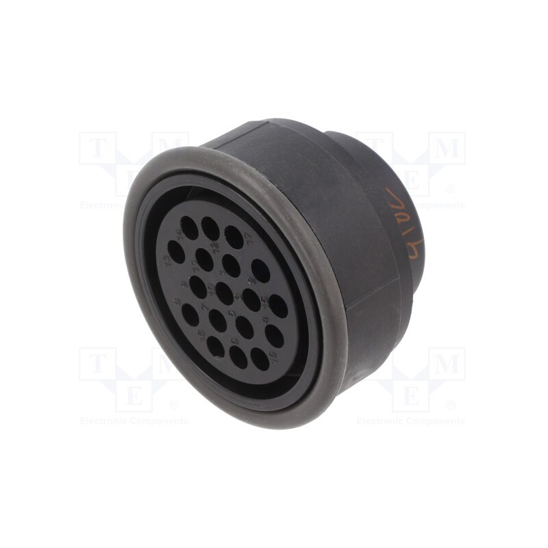 1 pcs x HARTING - 9580183101 - Connector: circular, female, UIC558, PIN: 18, for cable, crimped