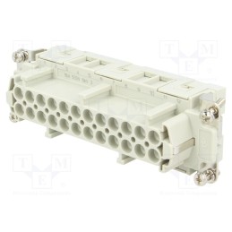 1 pcs x ILME - CSEF 24 - Connector: HDC, contact insert, female, CSE, PIN: 24, 24+PE, 16A