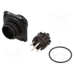 1 pcs x BINDER - 99 0711 00 05 - Connector: circular, 694,RD30, 400V, PIN: 5, socket, male, 20A, IP65