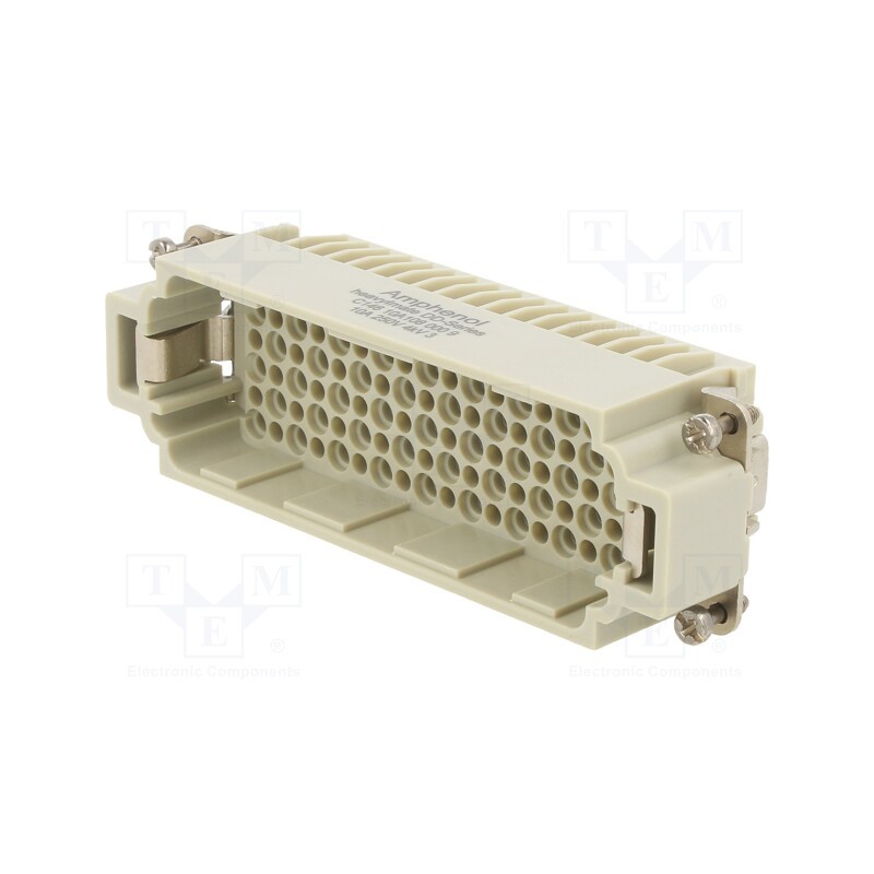 1 pcs x AMPHENOL - C14610A1080009 - Connector: HDC, contact insert, male, C146,heavy|mate DD, PIN: 108