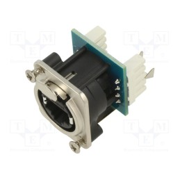 1 pcs x AMPHENOL - RJX8FD6I - XLRnet D TYPE IDC TERMINALS CAT6, black