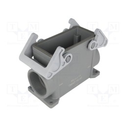 1 pcs x ILME - TMAP 16.40 - Enclosure: for HDC connectors, T-TYPE, size 77.27, Gland holes: 1