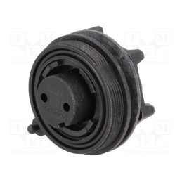 1 pcs x BULGIN - PX0735/S - Connector: circular, socket, female, PIN: 2, Standard Buccaneer®