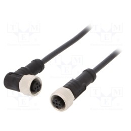 1 pcs x AMPHENOL LTW - M12B05FL-12BFR-SB001 - Cable: for sensors/automation, PIN: 5, M12-M12, B code-Profibus