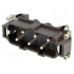 1 pcs x ILME - CPM 06 RY - Connector: HDC, contact insert, male, CP RY, PIN: 6, 6+PE, 35A, 600V