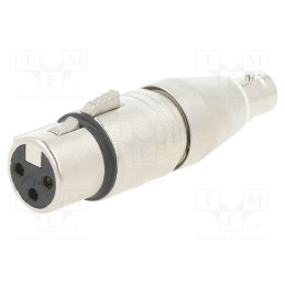 1 pcs x NEUTRIK - NA2FBNC - ADAPTER XLRF 2POLE BNC