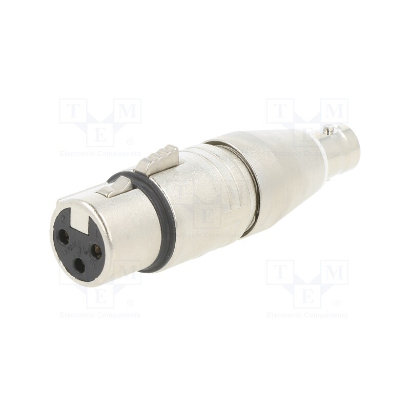 1 pcs x NEUTRIK - NA2FBNC - ADAPTER XLRF 2POLE BNC