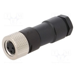 1 pcs x MURR ELEKTRONIK - 7000-08481-0000000 - Connector: M8, female, PIN: 3, straight, for cable, plug, 4A, IP67