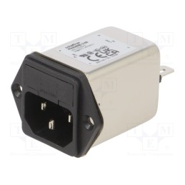 1 pcs x SCHAFFNER - FN9260B-2-06 - Connector: AC supply, socket, male, 2A, 250VAC, C14 (E), -25÷85°C