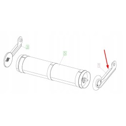 101906732 tilt conveyor shaft lever