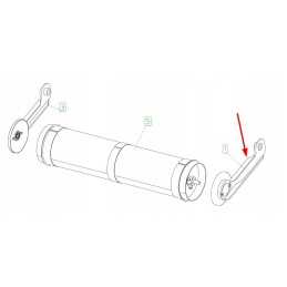 101906732 tilt conveyor shaft lever