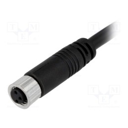 1 pcs x AMPHENOL LTW - 8-03AFFM-SL7A05 - Connector: M8, 5m, female, PIN: 3, straight, plug, 3A, IP67, 60V