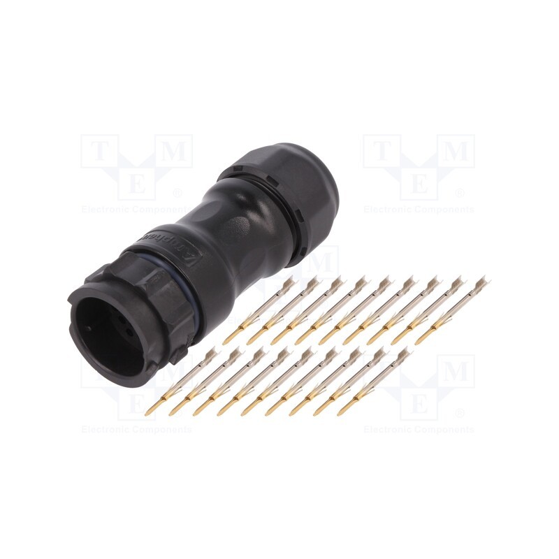 1 pcs x AMPHENOL LTW - DD-18BMMA-QL8MP0 - Connector: circular, male, plug, crimped, PIN: 18, 22AWG÷20AWG, IP68