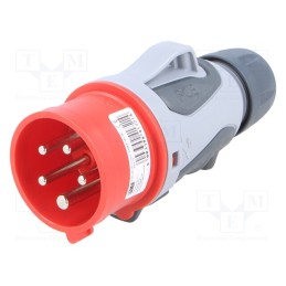 1 pcs x PCE - 70153-6TT - Connector: AC supply 3-phase, plug, male, 16A, 400VAC, IEC 60309