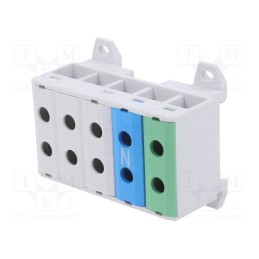 1 pcs x POKu00d3J - B11-31A0 - Splice terminal: rail, 35mm2, ways: 5, terminals: 10, Width: 80mm