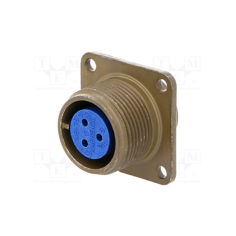 1 pcs x AMPHENOL - 97-3102A-14S-7S - Connector: circular, size 14S, 97, aluminium alloy, olive, socket