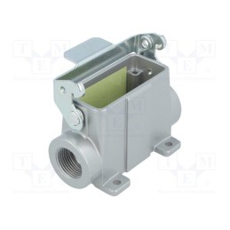 1 pcs x AMPHENOL - C14610N0156012 - Enclosure: for HDC connectors, C146, size A10, with latch, M20