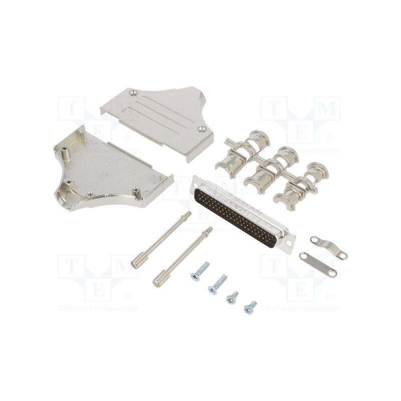 1 pcs x Amphenol Communications Solutions - L17MHDM37+L717HDC62P - D-Sub HD, PIN: 62, male, straight, soldering, for cable, gold