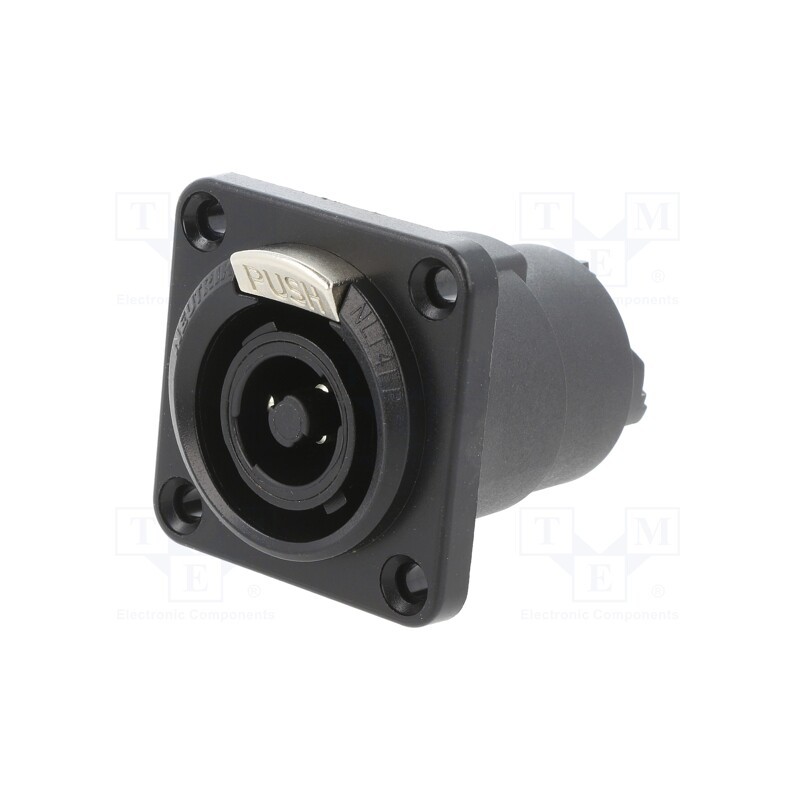 1 pcs x NEUTRIK - NLT4FPXX-BAG - SPEAKON TX-PANEL 4POLE FEMALE B