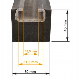 Akz h unigrip gmt gripper rubber 50x45x1250