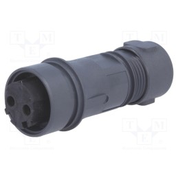 1 pcs x BULGIN - PXP6011/02S/ST/0507 - Connector: circular, plug, female, PIN: 2, Buccaneer 6000, UL94V-0
