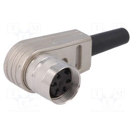1 pcs x AMPHENOL - T3361005U - Connector: M16, plug, female, soldering, for cable, PIN: 5, 5A, 300V