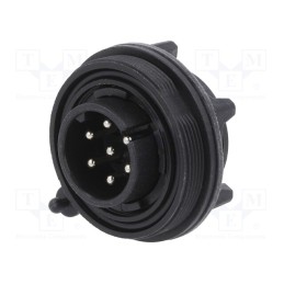 1 pcs x BULGIN - PX0744/P - Connector: circular, socket, male, PIN: 7, Standard Buccaneer®