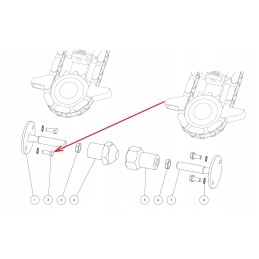 Pmf 000186 fully threaded screw m10 x 25