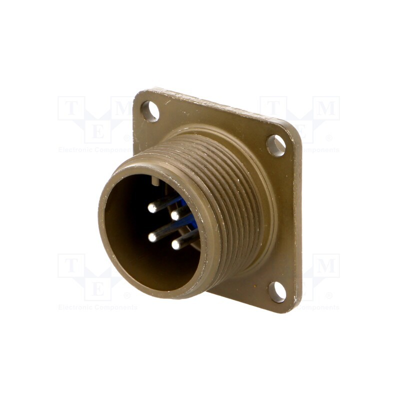1 pcs x AMPHENOL - 97-3102A-14S-2P - Connector: circular, size 14S, 97, aluminium alloy, olive, socket