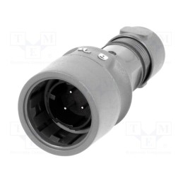 1 pcs x BULGIN - PXP6010/03P/ST/0507 - Connector: circular, plug, male, PIN: 3, Buccaneer 6000, for cable